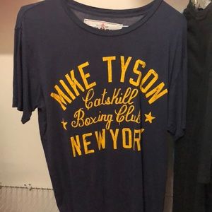 Mike Tyson roots of fight the rock T-shirt